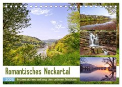 Romantisches Neckartal (Tischkalender 2025 DIN A5 quer), CALVENDO Monatskalender