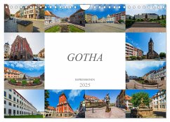 Gotha Impressionen (Wandkalender 2025 DIN A4 quer), CALVENDO Monatskalender