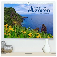 Archipel der Azoren im Nordatlantik (hochwertiger Premium Wandkalender 2025 DIN A2 quer), Kunstdruck in Hochglanz