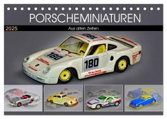 PORSCHEMINIATUREN (Tischkalender 2025 DIN A5 quer), CALVENDO Monatskalender - Calvendo;Laue, Ingo