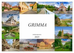 Grimma Impressionen (Wandkalender 2025 DIN A2 quer), CALVENDO Monatskalender