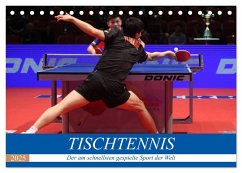 Tischtennis - Der am schnellsten gespielte Sport der Welt (Tischkalender 2025 DIN A5 quer), CALVENDO Monatskalender - Calvendo;Robert, Boris