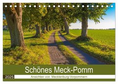 Schönes Meck-Pomm (Tischkalender 2025 DIN A5 quer), CALVENDO Monatskalender - Calvendo;Smith, Sidney