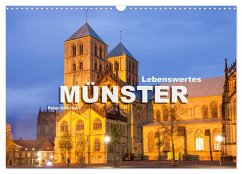 Lebenswertes Münster (Wandkalender 2025 DIN A3 quer), CALVENDO Monatskalender