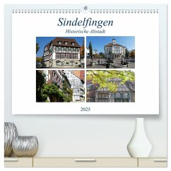 Sindelfingen - Historische Altstadt (hochwertiger Premium Wandkalender 2025 DIN A2 quer), Kunstdruck in Hochglanz