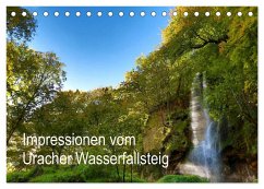 Impressionen vom Uracher Wasserfallsteig (Tischkalender 2025 DIN A5 quer), CALVENDO Monatskalender - Calvendo;Krisma