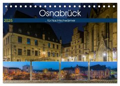Osnabrück für Nachtschwärmer (Tischkalender 2025 DIN A5 quer), CALVENDO Monatskalender