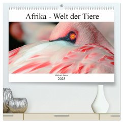 Afrika - Welt der Tiere (hochwertiger Premium Wandkalender 2025 DIN A2 quer), Kunstdruck in Hochglanz