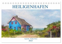 Heiligenhafen in Aquarell (Tischkalender 2025 DIN A5 quer), CALVENDO Monatskalender