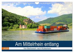 Am Mittelrhein entlang - Von Bacharach nach Rüdesheim (Wandkalender 2025 DIN A4 quer), CALVENDO Monatskalender - Calvendo;Klatt, Arno