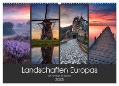 Landschaften Europas (Wandkalender 2025 DIN A2 quer), CALVENDO Monatskalender