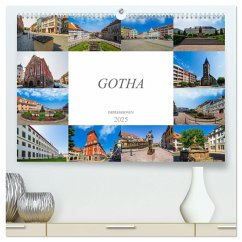 Gotha Impressionen (hochwertiger Premium Wandkalender 2025 DIN A2 quer), Kunstdruck in Hochglanz - Calvendo;Meutzner, Dirk