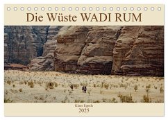 Die Wüste Wadi Rum (Tischkalender 2025 DIN A5 quer), CALVENDO Monatskalender