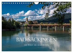 Bad Säckingen - Die Perle am Hochrhein (Wandkalender 2025 DIN A4 quer), CALVENDO Monatskalender