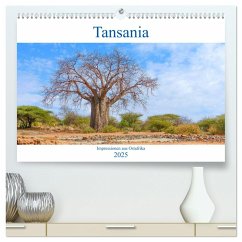 Tansania. Impressionen aus Ostafrika (hochwertiger Premium Wandkalender 2025 DIN A2 quer), Kunstdruck in Hochglanz