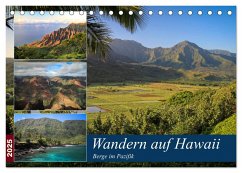 Wandern auf Hawaii - Berge im Pazifik (Tischkalender 2025 DIN A5 quer), CALVENDO Monatskalender - Calvendo;Krauß, Florian