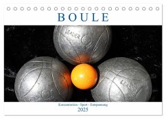Boule. Konzentration - Sport - Entspannung (Tischkalender 2025 DIN A5 quer), CALVENDO Monatskalender