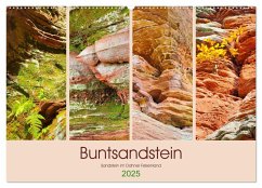 Buntsandstein - Sandstein im Dahner Felsenland (Wandkalender 2025 DIN A2 quer), CALVENDO Monatskalender