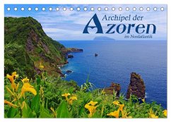 Archipel der Azoren im Nordatlantik (Tischkalender 2025 DIN A5 quer), CALVENDO Monatskalender