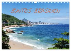 Buntes Brasilien (Wandkalender 2025 DIN A3 quer), CALVENDO Monatskalender