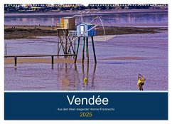 Vendée Aus dem Meer steigender Himmel Frankreichs (Wandkalender 2025 DIN A2 quer), CALVENDO Monatskalender