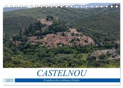 Frankreichs schönste Dörfer - Castelnou (Tischkalender 2025 DIN A5 quer), CALVENDO Monatskalender - Calvendo;Bartruff, Thomas