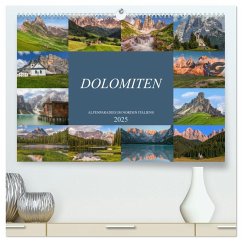 Dolomiten, Alpenparadies im Norden Italiens (hochwertiger Premium Wandkalender 2025 DIN A2 quer), Kunstdruck in Hochglanz - Calvendo;Kruse, Joana