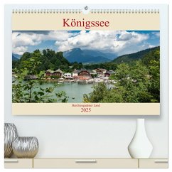Königssee - Berchtesgadener Land (hochwertiger Premium Wandkalender 2025 DIN A2 quer), Kunstdruck in Hochglanz - Calvendo;Pompsch, Heinz