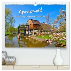 Spreewald - Malerische Kulturlandschaft in Brandenburg (hochwertiger Premium Wandkalender 2025 DIN A2 quer), Kunstdruck in Hochglanz - Calvendo;LianeM