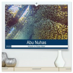 Abu Nuhas - Wracks im Roten Meer (hochwertiger Premium Wandkalender 2025 DIN A2 quer), Kunstdruck in Hochglanz