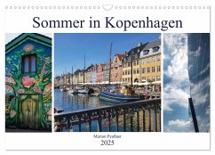 Sommer in Kopenhagen (Wandkalender 2025 DIN A3 quer), CALVENDO Monatskalender