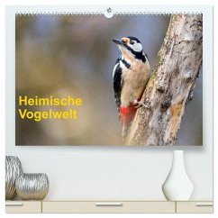 Heimische Vogelwelt (hochwertiger Premium Wandkalender 2025 DIN A2 quer), Kunstdruck in Hochglanz