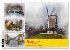 Brügge, die Perle von Flandern (Wandkalender 2025 DIN A2 quer), CALVENDO Monatskalender