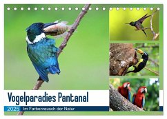 Vogelparadies Pantanal (Tischkalender 2025 DIN A5 quer), CALVENDO Monatskalender - Calvendo;und Michael Herzog, Yvonne