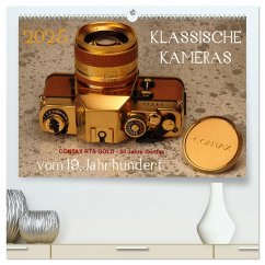 KLASSISCHE KAMERAS vom 19.Jahrhundert (hochwertiger Premium Wandkalender 2025 DIN A2 quer), Kunstdruck in Hochglanz - Calvendo;Fraatz, Barbara