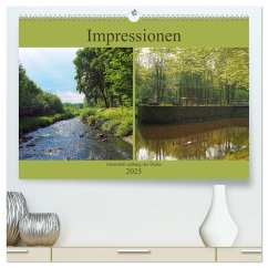 Impressionen - Gütersloh entlang der Dalke (hochwertiger Premium Wandkalender 2025 DIN A2 quer), Kunstdruck in Hochglanz