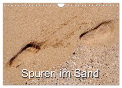 Spuren im Sand (Wandkalender 2025 DIN A4 quer), CALVENDO Monatskalender - Calvendo;Pocketkai