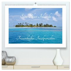 San Blas Islands - Traumhaftes Inselparadies (hochwertiger Premium Wandkalender 2025 DIN A2 quer), Kunstdruck in Hochglanz