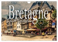 Bretagne zum Verlieben (Wandkalender 2025 DIN A4 quer), CALVENDO Monatskalender