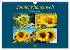 Sonnenblumenwelt (Wandkalender 2025 DIN A4 quer), CALVENDO Monatskalender