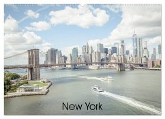 New York (Wandkalender 2025 DIN A2 quer), CALVENDO Monatskalender