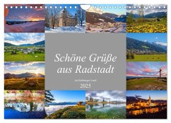 Schöne Grüße aus Radstadt (Wandkalender 2025 DIN A4 quer), CALVENDO Monatskalender - Calvendo;Kramer, Christa