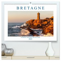 Bretagne - Felsenküste, Sandstrände und viel zu sehen (hochwertiger Premium Wandkalender 2025 DIN A2 quer), Kunstdruck in Hochglanz - Calvendo;Sulima, Dirk