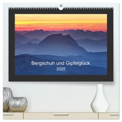 Bergschuh und Gipfelglück (hochwertiger Premium Wandkalender 2025 DIN A2 quer), Kunstdruck in Hochglanz