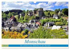 Monschau - Ein sehenswertes Städchen in der Rureifel (Wandkalender 2025 DIN A3 quer), CALVENDO Monatskalender