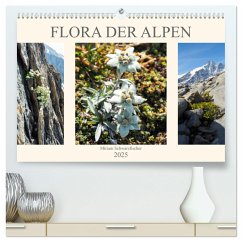 Flora der Alpen (hochwertiger Premium Wandkalender 2025 DIN A2 quer), Kunstdruck in Hochglanz