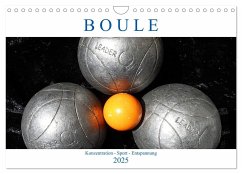 Boule. Konzentration - Sport - Entspannung (Wandkalender 2025 DIN A4 quer), CALVENDO Monatskalender