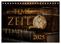 Time - Zeit - Tempus (Tischkalender 2025 DIN A5 quer), CALVENDO Monatskalender