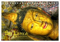 Sri Lanka - Tempel, Tee und Elefanten (Tischkalender 2025 DIN A5 quer), CALVENDO Monatskalender - Calvendo;Stamm, Dirk