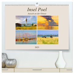 Insel Poel - Auszeit an der Ostsee (hochwertiger Premium Wandkalender 2025 DIN A2 quer), Kunstdruck in Hochglanz